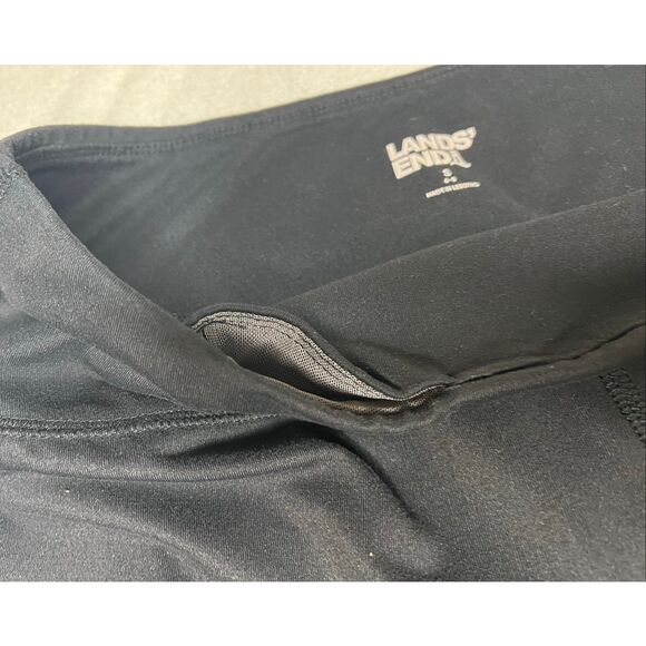 Lands’ End Active Crop Yoga Pants Womens Size Small Black - Picture 6 of 6